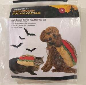 Vibrant Life Halloween Hotdog Costume Size Small